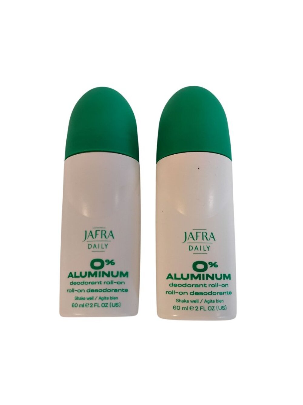 Jafra Daily 0% Aluminum Roll-On Deodorant Set Of 2 Cool Cucumber 60ml
